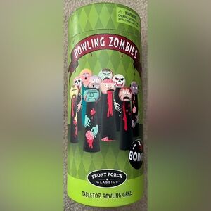 Wood Bowling Zombies Tabletop Bowling Game - great for home, vacation or recess!